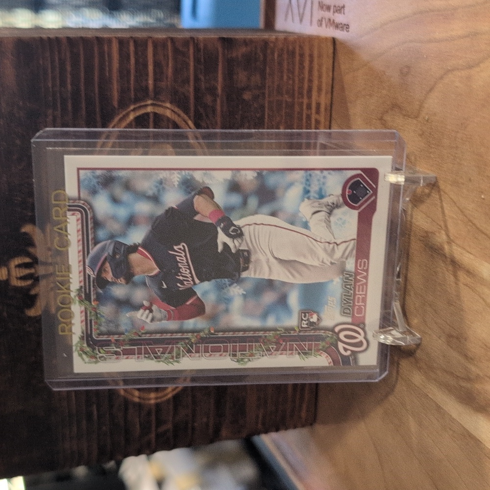 2025 Topps Holiday Dylan Crews Rookie Card Nationals